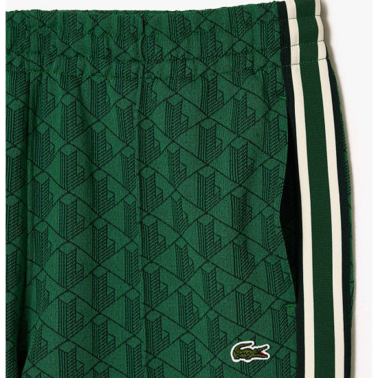Lacoste Ανδρικό παντελόνι φόρμας Paris Monogram Jacquard Track Pants